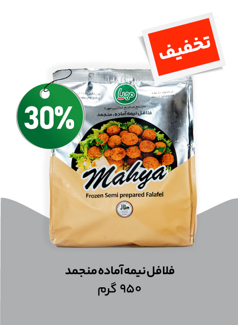 فلافل نیمه آماده منجمد 950 گرم