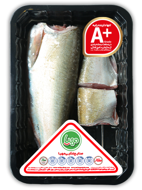 ماهی آزاد شکم خالی بدون سر و دم 